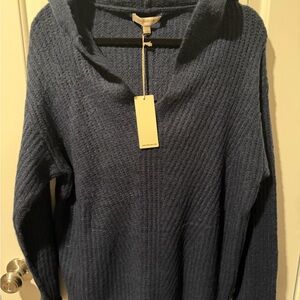 Cozy Navy Blue Knit Sweater